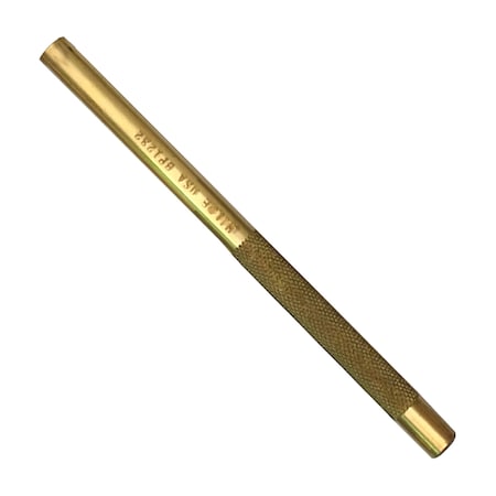 Wilde 3/8" x 6" BRASS PIN PUNCH - BULK BP1232/MP
